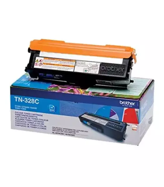 Cartouche de toner Brother TN-328C Original Cyan 1 pièce TN328C